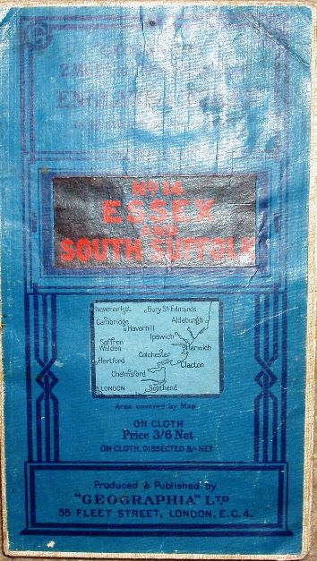 Geographia 2 Miles to the Inch Maps, Sheet 14, 1929 cover